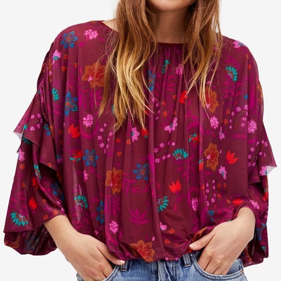 Free People Tops - Free People Chic Boho Top Size S